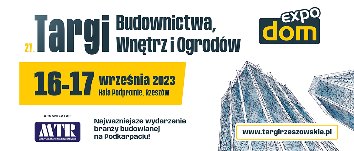 Będziemy na Targach EXPO DOM w Rzeszowie!