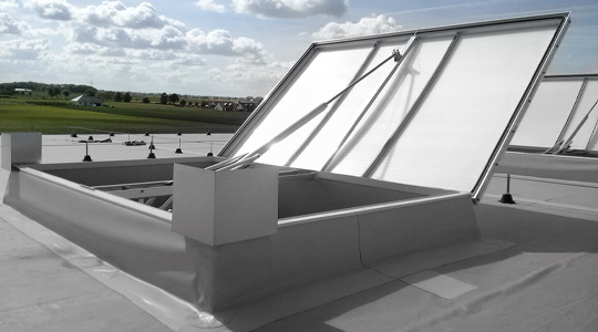 What is gravity smoke extraction?